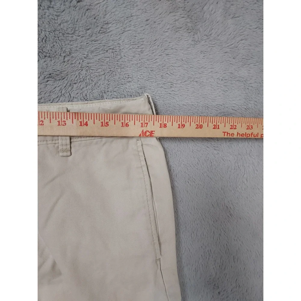 Abercrombie & Fitch Pants Men 34x34 Grunge Slim Fit White Button Fly Y2K HOLE